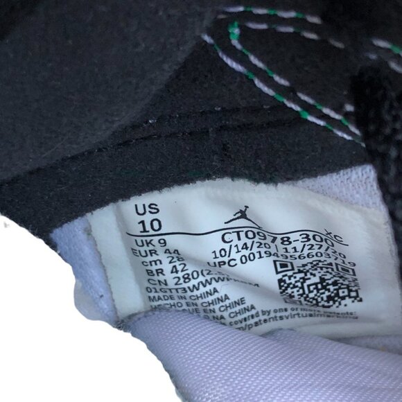 2020 Nike Air Jordan 1 High Zoom Air CMFT Stadium Green Size 10 - Picture 4 of 14